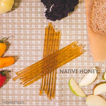 Homestead Honey Sticks - 50 Pack for Tea & Snacks