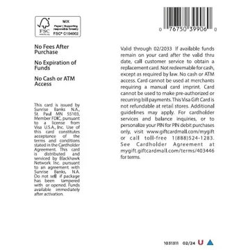 Buy Visa $50 Balloons Gift Card with Easy Access