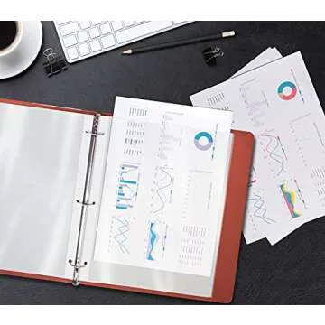 Better Office Products Sheet Protectors 200 Clear Pieces