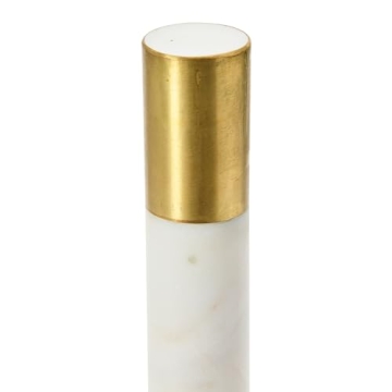 Marble Paper Towel Holder with Brass Accent | Bloomingville