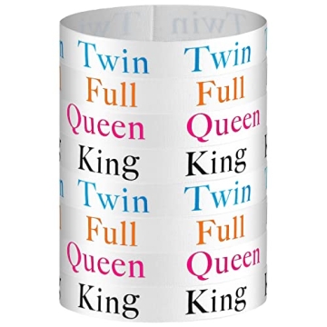 Oudain 8 Pcs Bed Sheet Organizer Bands Sheet Closet Organization Keepers King Twin Full Queen Sheet ...