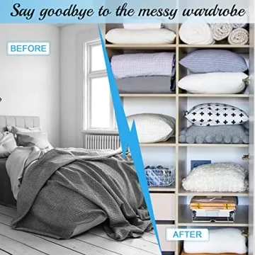 Oudain Bed Sheet Organizer Bands for Simple Closet Organization