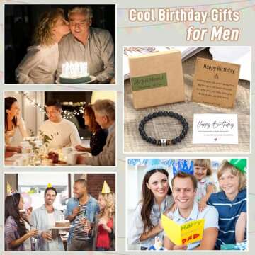 Birthday Cross Bracelet Perfect Gift for Men