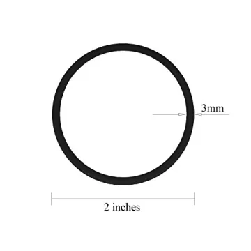 GOSICUKA 120 pcs Black Hair Elastic for Thick Hair