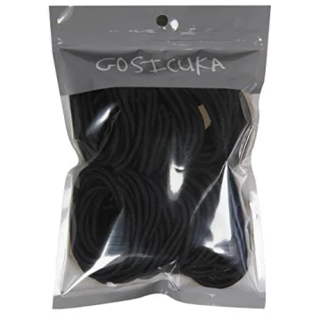 GOSICUKA 120 pcs Black Hair Elastic for Thick Hair