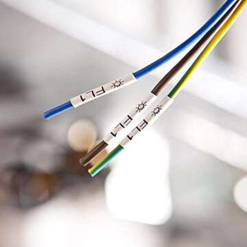 Aonomi Rhino 5200 Heat Shrink Tube Labels for DYMO 18053