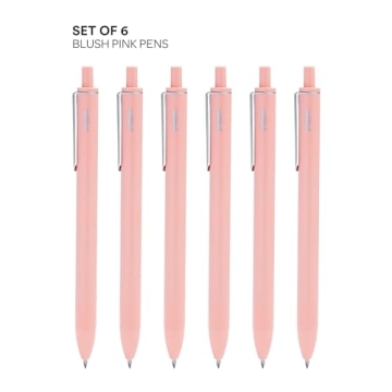 Poppin Retractable Gel Pens - Smooth Writing, Stylish Colors