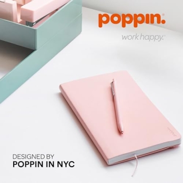 Poppin Retractable Gel Pens - Smooth Writing, Stylish Colors