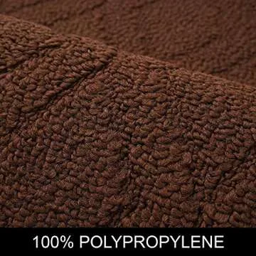 COSY HOMEER Kitchen Rug Mats, Durable & Washable, Brown
