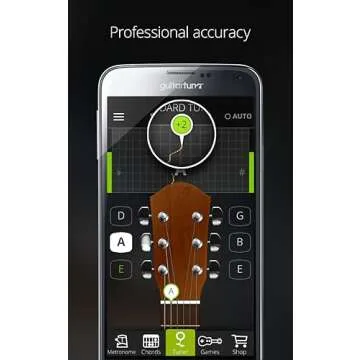 Guitar Tuner - Guitar Tuna – The Ultimate Free Tuner for Guitar, Bass and Ukulele with Chord tab game and Metronome