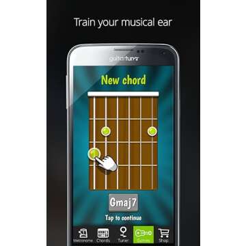 Guitar Tuner - Guitar Tuna – The Ultimate Free Tuner for Guitar, Bass and Ukulele with Chord tab game and Metronome