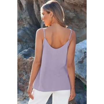 Stylish BLENCOT Camisole Tops for Women - Summer V Neck