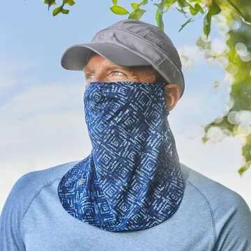 Coolibar UPF 50+ Face Mask for Men & Women - Ultimate Sun Protection