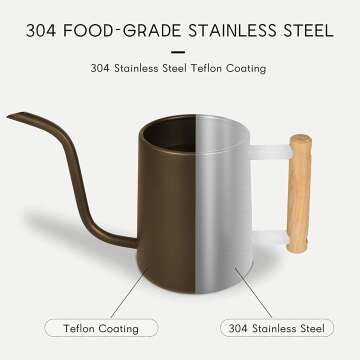 35 oz Metal Watering Can for Indoor and Outdoor Plants