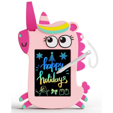 TEKFUN NanoDoodle Gifts for Girls, 4.5in Doodle Board Portable Travel Car Toys Drawing Tablet for Gi...