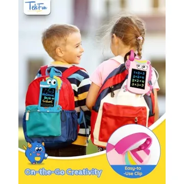 TEKFUN NanoDoodle Gifts for Girls, 4.5in Doodle Board Portable Travel Car Toys Drawing Tablet for Girl, Unicorn Christmas Birthday Girl Toys for Ages 3 4 5 6 7 8 9