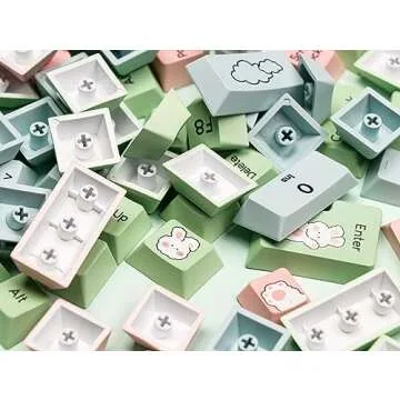 EPOMAKER Alice’s Adventure 156 Keys Cherry Profile PBT Dye Sublimation Keycaps Set for Mechanical Gaming Keyboard, Compatible with Cherry Gateron Kailh Otemu MX Structure