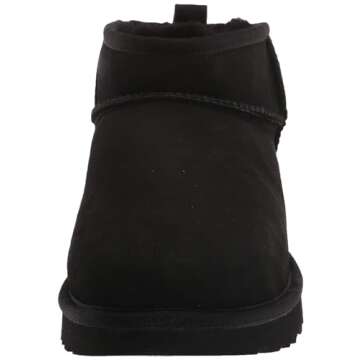UGG Women's Classic Ultra Mini Boot, Black, 08