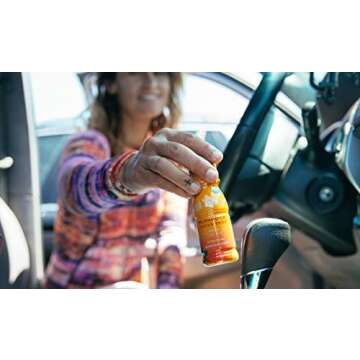 Four Sigmatic Adaptogen Focus Shot Lion’s Mane Mushroom Supplement | Concentration Support for Adults | 50mg Caffeine | Natural Pineapple Flavor with Vitamin C | Vegan, Gluten-Free | 6 Count