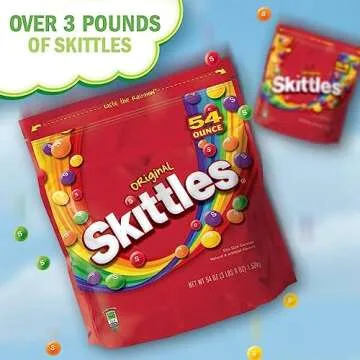 SKITTLES Original Fruity Candy 54-Ounce Party Size Bag