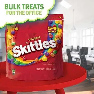 SKITTLES Original Fruity Candy 54-Ounce Party Size Bag