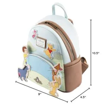 Loungefly Disney Winnie the Poof 95th Anniversay Celebration Toss Womens Double Strap Shoulder Bag Purse