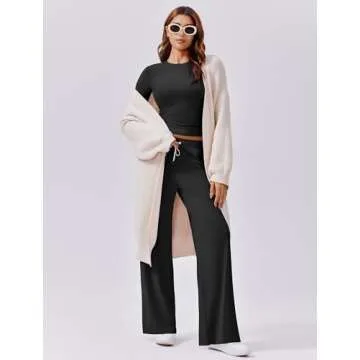 Stylish PINSPARK Women’s Two Piece Lounge Set Lightweight and Comfortable