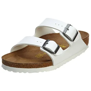 Birkenstock Women's Arizona Birko-Flo White Sandals - Timeless Comfort and Style