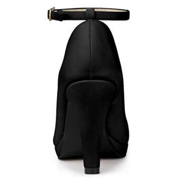 Allegra K Stiletto Heels Ankle Strap Pumps for Women
