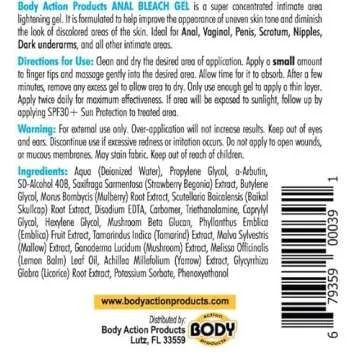 Safe Anal Brightening Gel for Intimate Lightening 3-Pack