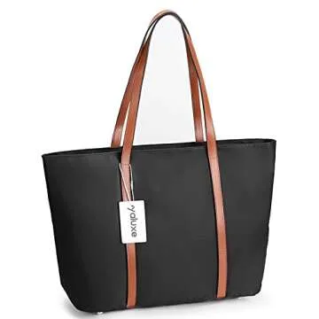 YALUXE Oxford Nylon Women's Large Tote Bag