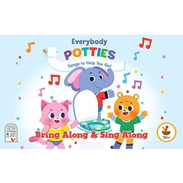 Everybody Potties - Songs To Help You Go! 5-Button Song Children's Board Book, Potty Training (Early Bird Song Books)