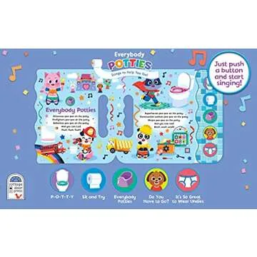 Everybody Potties Musical Board Book for Fun Potty Training