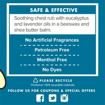 Zarbees Baby Chest Rub with Eucalyptus and Lavender