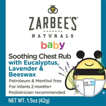 Zarbees Baby Chest Rub with Eucalyptus and Lavender