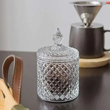 Elegant 2 Pack Apothecary Jars for Stylish Storage