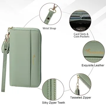 Women's Travelambo Clutch Wallet with Wristlet Strap