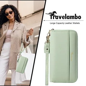 Women's Travelambo Clutch Wallet with Wristlet Strap