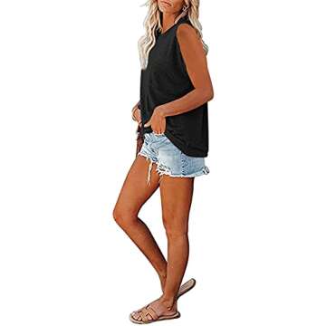 MAGICMK Women Summer Casual Sleeveless Tank Tops