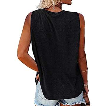 MAGICMK Women Summer Casual Sleeveless Tank Tops
