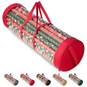 BALEINE Christmas Wrapping Paper Organizer - Spacious & Durable Storage Solution for Gift Wrap