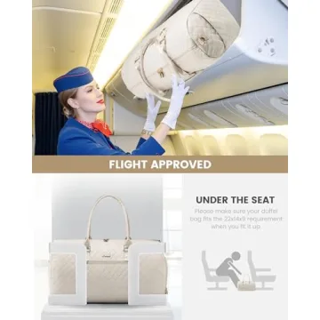 LOVEVOOK Travel Duffle Bag, Weekender Bag for Women with Toiletry Bag, Carry on Overnight Bag with Shoe Compartment, Gym Duffel Bag with Wet Pocket, Mommy Hospital Bags for Labor and Delivery