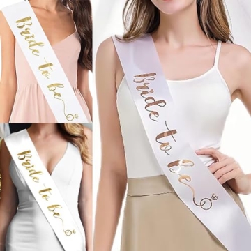 Luwigs Bride to Be Sash for Bridal Celebrations