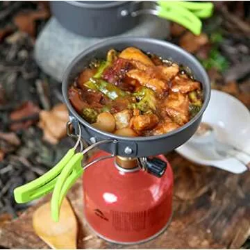 Versatile Camping Cookware Mess Kit for Adventures