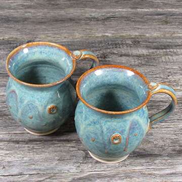 Handcrafted Irish Coffee & Tea Mugs - Set of Two