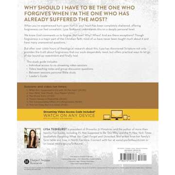 Forgiving What You Can't Forget Bible Study Guide plus Streaming Video: Discover How to Move On, Make Peace with Painful Memories, and Create a Life That's Beautiful Again