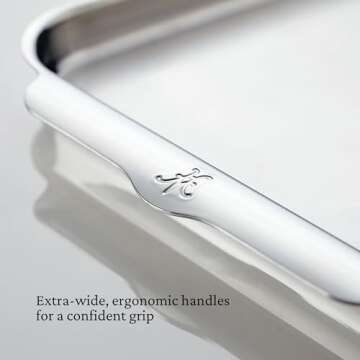 Hestan - OvenBond Collection - Tri-ply Half Sheet Pan, 13-Inch x 18-Inch