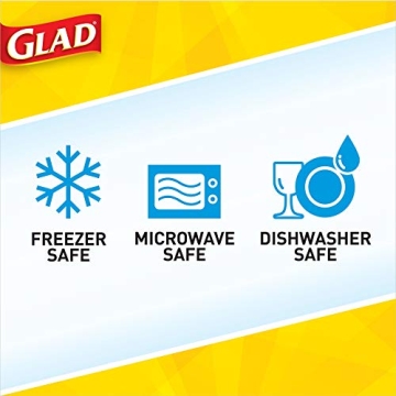 GladWare 24oz Snack Food Storage Containers - 4 Pack