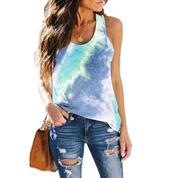 SAUKOLE Women’s Sleeveless Yoga Workout Tank Tops - Stylish and Comfortable Activewear