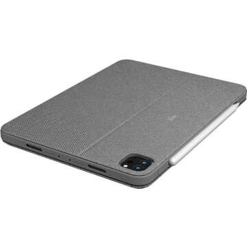 Logitech Combo Touch iPad Pro 11-inch (1st, 2nd, 3rd, 4th gen - 2018, 2020, 2021, 2022) Keyboard Cas...